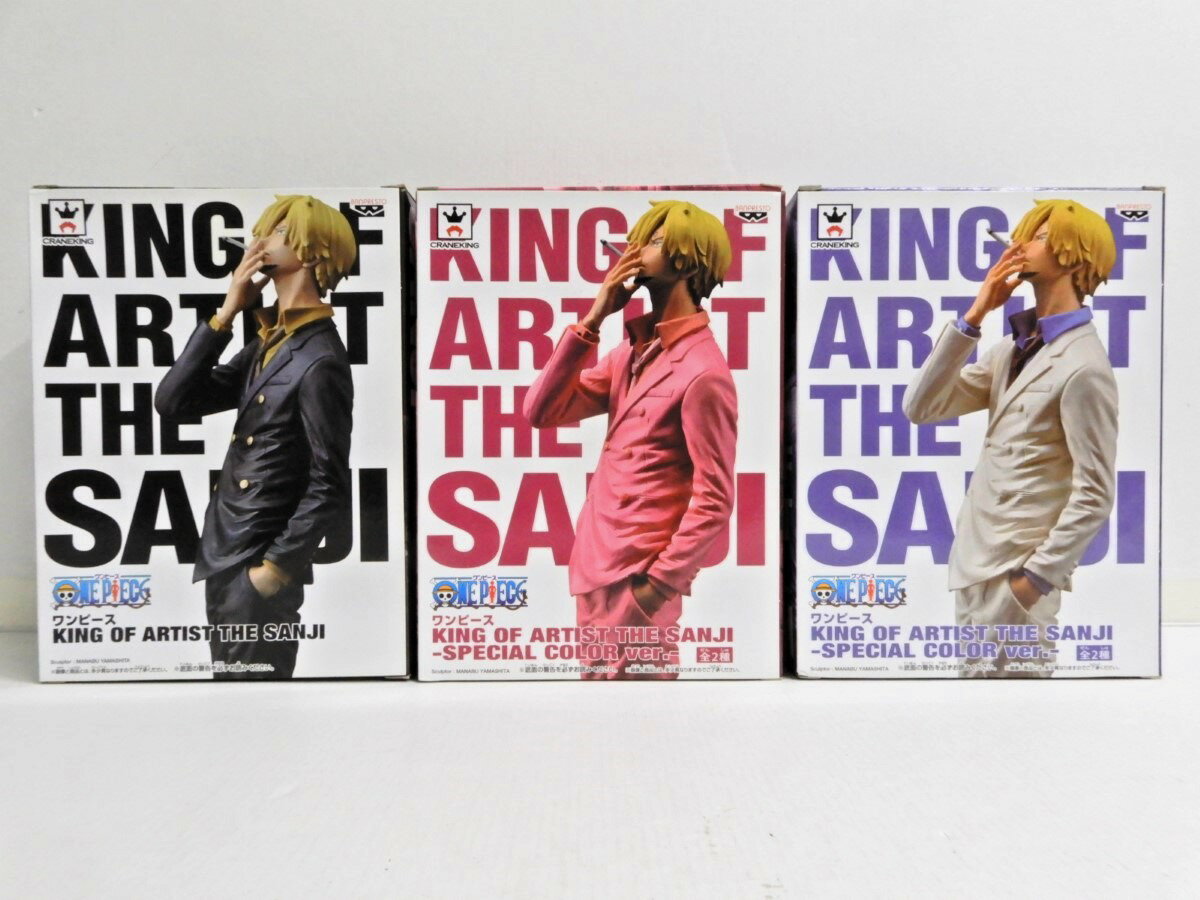 BANPRESTO/バンプレスト ワンピース KING OF ARTIST サンジ 全1種 + SPECIAL COLOR ver. 全2種 セット【中古】【ワンピースフィギュア】【四日市 併売品】【063-240401-08ZH】