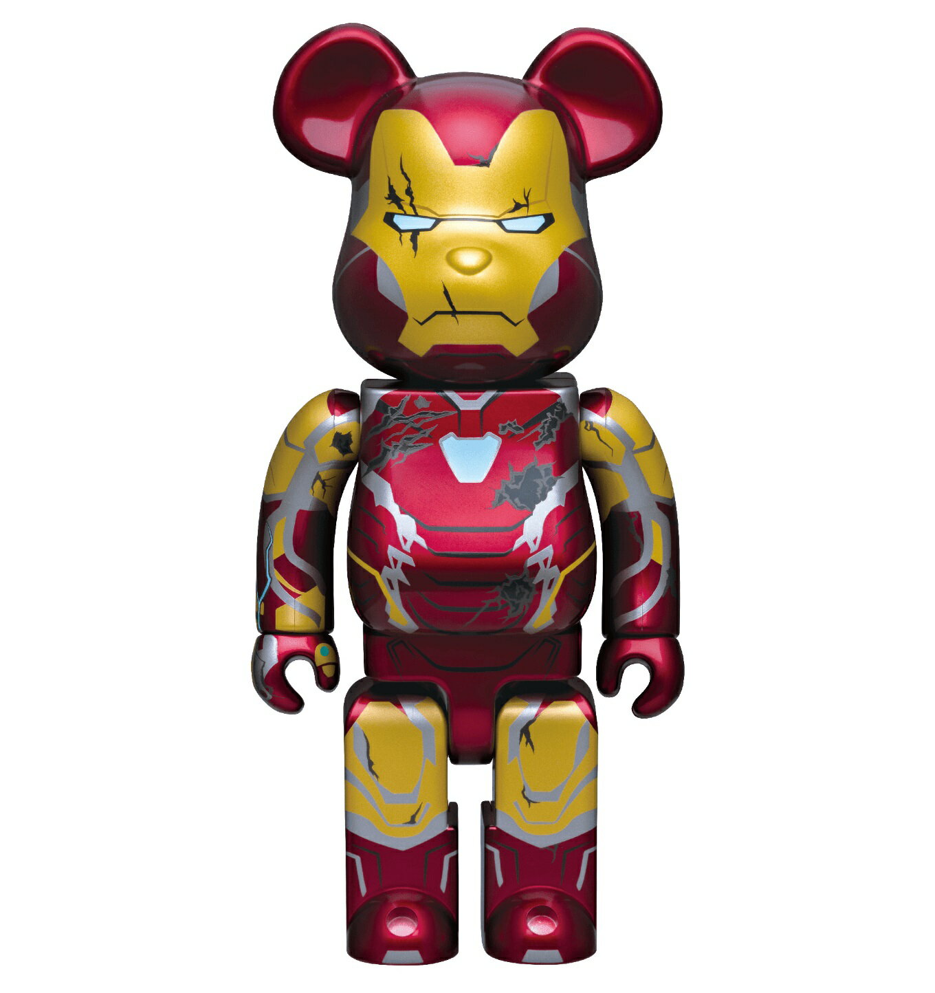 SUNNY SIDE UP/サニーサイドアップ Happyくじ BE@RBRICK/ベアブリックMARVEL INFINITY SAGA 『IRON MAN』 SP賞 BE@RBRICK 400 IRON MAN Mark 85 Battle Damaged Ver. 【中古】【フィギュア ブリスター】【四日市 併売品】【065-240226-02ZH】