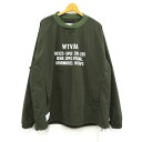 WTAPS SMOCK JACKET NYLON TUSSAH ダブルタップス スモック ジャケット ナイロン プルオーバー 221BRDT-JKM04 カーキ サイズ：4【中古】【127 ルード】【四日市 併売品】【127-240302-04VH】