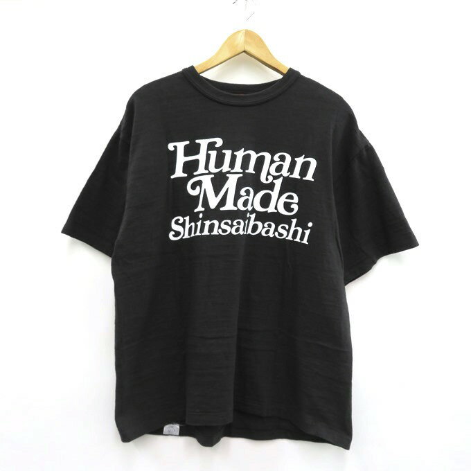 HUMAN MADE SHINSAIBASHI S/S TEE ヒューマンメイド 心斎橋 プリント 半袖Tシャツ ブラック サイズ：2XL【中古】【126 ストリート】【四日市 併売品】【126-240303-06VH】