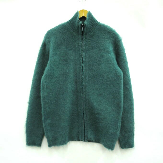 NEEDLES ZIPPED MOHAIR CARDIGAN ニードルズ ダブルジップ モヘヤ カーディガン グリーン サイズ：M【中古】【125 DM】【四日市 併売品】【125-240314-03VH】