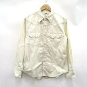 JOHN GLUCKOW Riders on the Storm Morrison Shirt ジョングラッコー モリソンシャツ / ウエスタンシャツ アイボリー サイズ：L【中古】【128 アメカジ】【四日市 併売品】【128-240407-01VH】