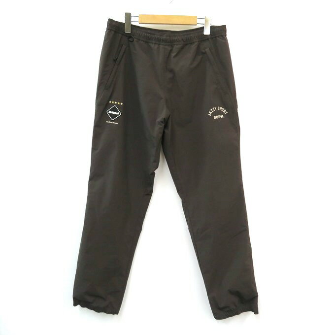 F.C.R.B/F.C.Real Bristol JAZZY SPORT WARM UP PANTS エフシーレアルブリストル ウォームアップ パンツ FCRB-232118 ブラウン サイズ：L【中古】【125 DM】【四日市 併売品】【125-240418-02VH】