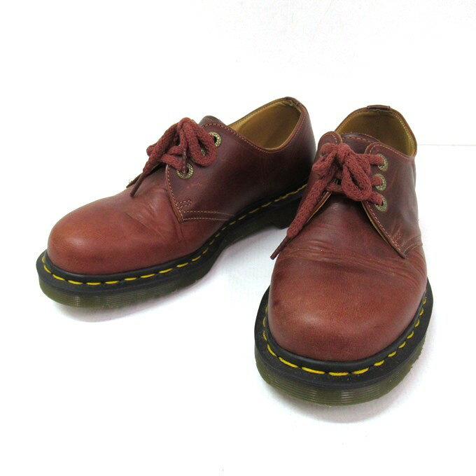 Dr.Martens　PASCAL / Denver Veg Tan ドクターマーチン　パスカル / ホーウィーン社製デンバー革 3ホールシューズ 30580293　ティンバーブラウン　サイズ：UK7（26.0cm）【中古】【140 その他靴】【四日市 併売品】【140-240406-06USH】