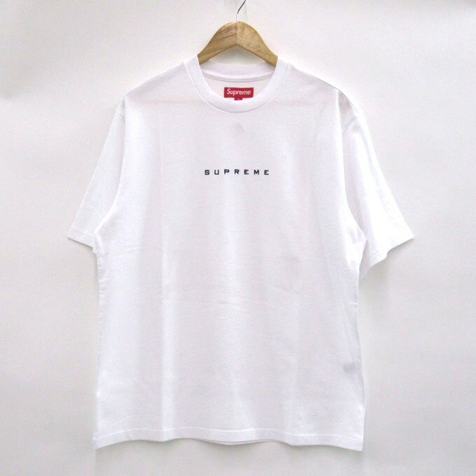 SUPREME 24SS University S/S Top シュプリーム　ユニバーシティ ショートスリーブ トップ ホワイト　サイズ：M【中古】【126 ストリート】【四日市 併売品】【126-240411-09USH】