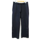 MONCLER(モンクレール) スリット入り リラックスパンツ D10938774100 809AB ネイビー サイズ:S【中古】【133 レディースボトムス】...