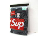 SUPREME/Hanes 21SS Tagless Tank Tops (3 Pack) シュプリーム/ヘインズ タグレス タンクトップ(3パック) ブラック...