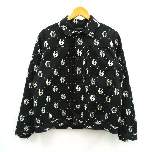 GLAD HAND FAMILY CREST WORK JACKET グラッドハンド 10周年記念 モノグラム ワークジャケット ブラック サイズ:L【中古】【127 ルード】【四日市 併売品】【127-241017-03VH】 GLAD HAND FAMILY CREST WORK JACKET グラッドハンド 10周年記念 モノグラム ワークジャケット ブラック サイズ:L【中古】【127 ルード】【四日市 併売品】【127-241017-03VH】