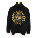 POLO RALPH LAUREN CREST TURTLENECK SWEATER ポロ ラルフローレン クレスト ウール タートルネック セーター ブラック サイズ:XS【中古】【122 インポート】【四日市 併売品】【122-241219-02VH】(4)