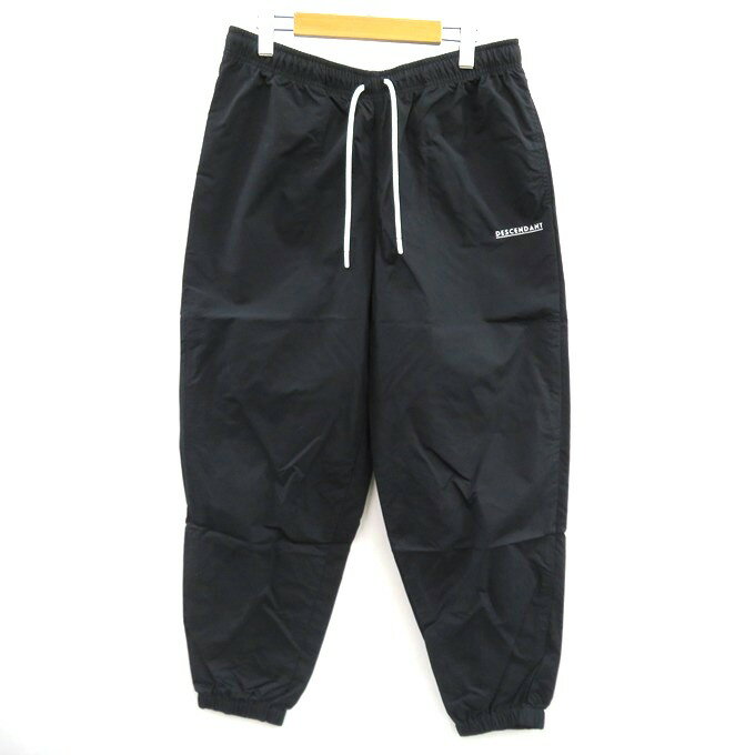 DESCENDANT WHARF NYLON TROUSERS ディセンダント ナイロントラウザーズ 241TQDS-PTM04 ブラック サイズ:4【中古】【125 DM】【四日市 併売品】【125-250208-03VH】