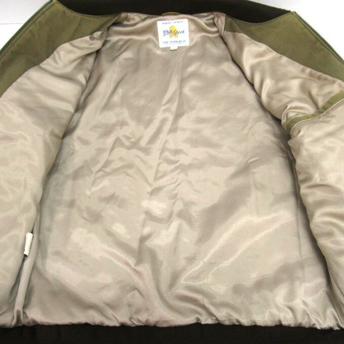 GB sport Shawl Collar Jacket ゴールデンベアスポーツ　ショールカラージャケット カーキ　サイズ：L【中古】【128 アメカジ】【四日市 併売品】【128-250305-02SH】