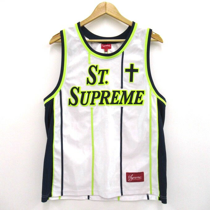 Supreme 20SS St. Supreme Basketball Jersey シュプリーム セイントシュプリームバスケットボールジャージ ホワイト/ネイ...