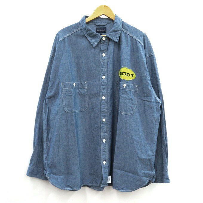 DESCENDANT　NORMAN CHAMBRAY LS SHIRT ディセンダント　シャンブレー ロングスリーブ シャツ 251WVDS-..