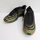 NIKE AIR MAX 97 PREMIUM "JAPAN" PALE OLIVE/SAFARI/LIGHT CHOCOLATE-BLACK ナイキ エアマックス97 プレミアム "陸上自衛隊" AJ2614-203 ブラック/グリーン/ベージュ サイズ:27.0cm【中古】【139 スニーカー】【四日市 併売品】【139-250618-03ZH】