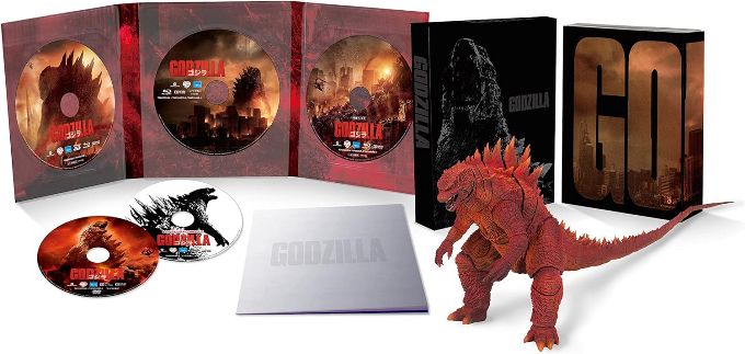 BANDAI/バンダイ ゴジラ ［2014］ 完全数量限定生産5枚組 S.H.MonsterArts GODZILLA Poster Image Ver. 同梱(Blu-ray＆DVD)