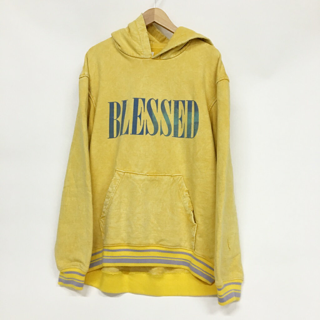 ALCHEMIST（アルケミスト） Alchemist Blessed Distressed Hoodie サイズ：M　カラー ：イエロー