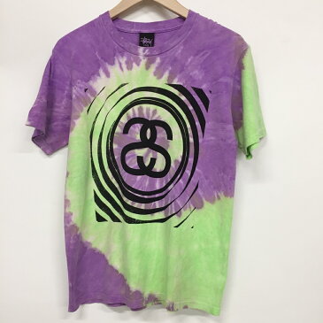STUSSY(ステューシー) S/S タイダイプリントTee サイズ:S カラー:purple系【中古】【126 ストリート】【鈴鹿 併売品】【126-190513-04NS】
