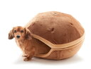 【送料無料】犬用 ペットベッド DORAYAKI BED どら焼き ベッド Lサイズ ブラウン ドームベッド 通年 犬用 小型犬 中型犬 猫用 クリスマス お正...