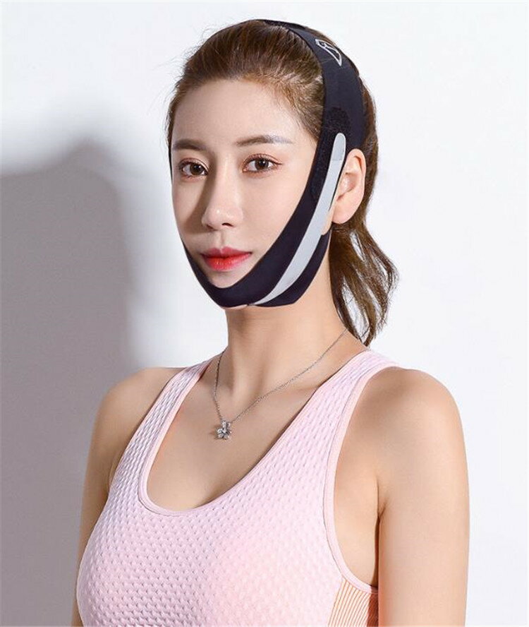 NEWYY2021013044　　韓国ファッション 睡眠 包帯 リフティング 小さなv顔 引き締め　 たるみ 　しわ 　二重あご　　きれい
