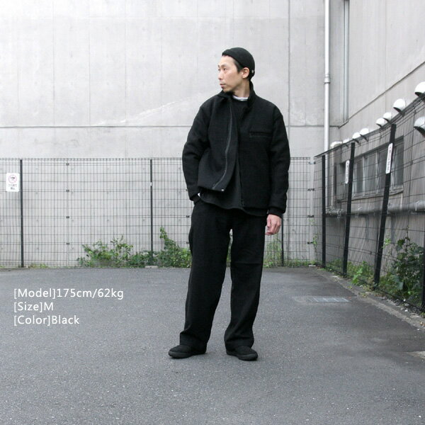 【ユニセックス-定番モデル】MASTER&CO (マスターアンドコー)MC946[LONG WIDE WOOL PANTS][FLANNEL LONG TROUSERS] ウールワイドパンツ (3色)