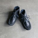 BASTIEN (バスティアン) [ 211 ] TSOU'TAYI' (BEAVER)/ ミッドカット ブラッチャーモカシン (BLACK) / MADE IN CANADA のヘラ鹿の本革を採用した本格派モカシンシューズ