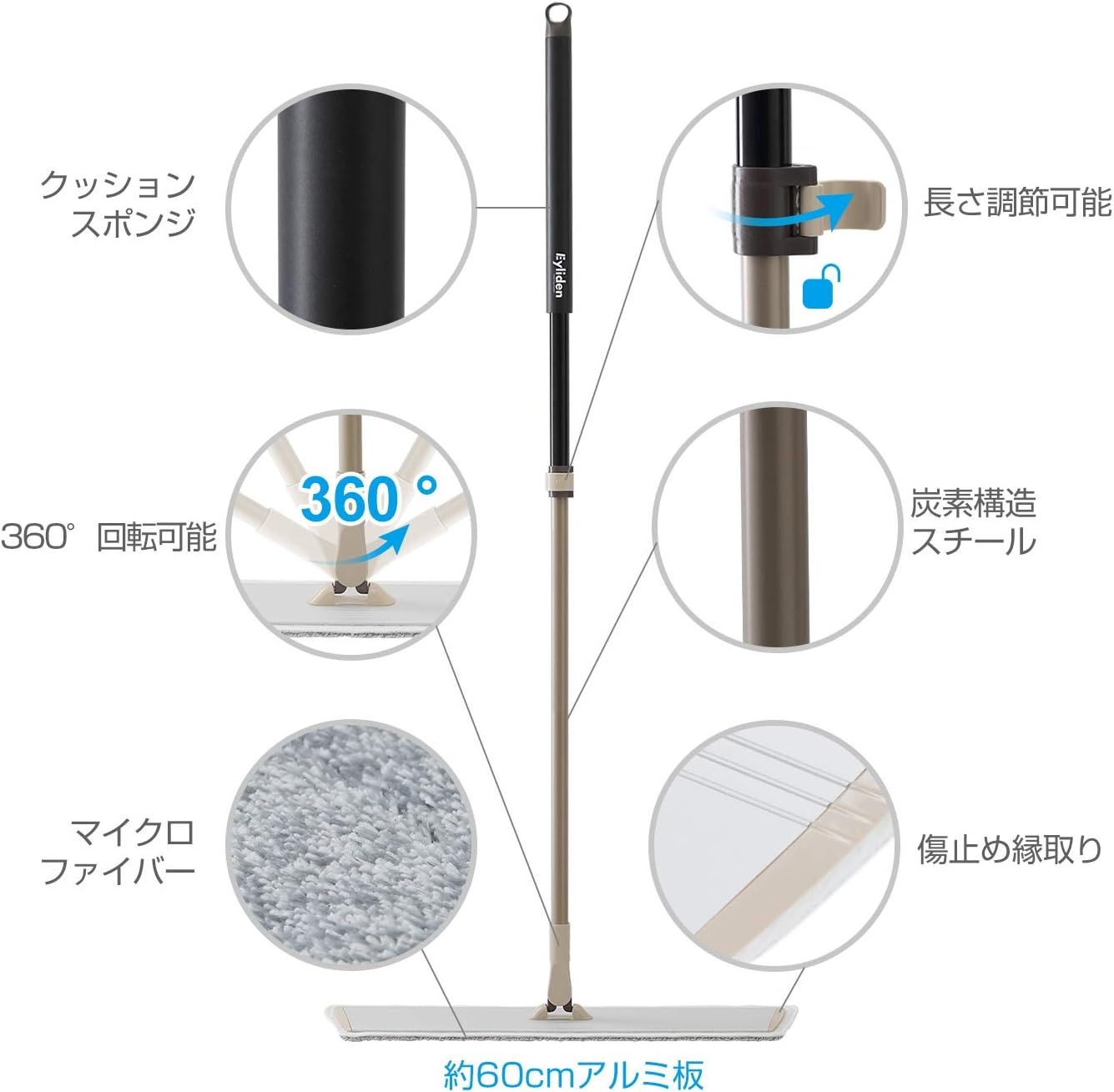 送料無料 フロアモップ モップ 掃除モップ 業務モップ フローリング ワイパー 掃除...