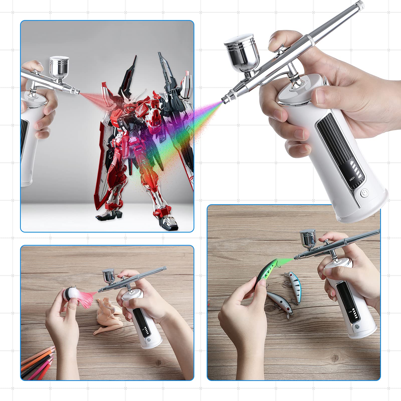 【送料無料】エアブラシ 保湿スプレー 充電式 ...の紹介画像2