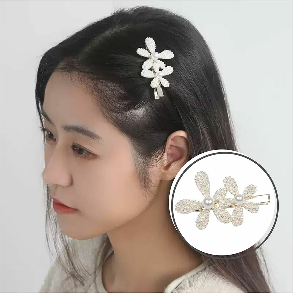Rakuten - バレッタ 髪飾り ヘアピン 髪留め ヘアークリップ ヘアアクセサリー ヘッドドレス 花 成人式 パーティー 結婚式 入学式 卒業式 jtl011