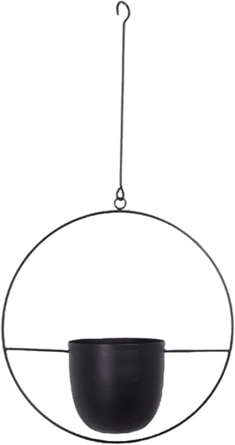 Hanging Bowls - 植木鉢 楕円形 ハンギングバスケット 吊り鉢 吊りバスケット 吊り下げ ハンキングバスケット おしゃれ プランター ぶら下げバスケット 屋外 金属 チェーン付き 北欧風 飾り 園芸装飾
