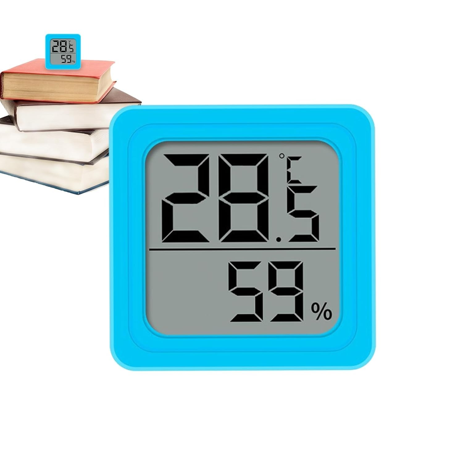 室内湿度計 正確な小型家庭用湿度計 - 家庭用ミニ湿度計 寝室用 バッテリー駆動湿度センサー 寮用