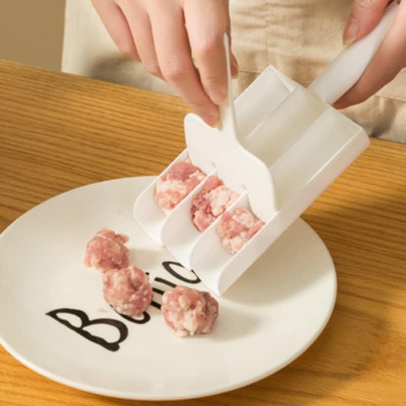 Rakuten - ミートボールメーカー 肉団子作り器 ひき肉器 つみれ ミート ボール 団子メーカー 耐高温 鍋物料理 調理器具 多用途 耐久 豚肉 牛肉 肉だね ミニおにぎり 魚 えび団子 DIY キッチンツール 制作器 料理用 和食器 家庭 飲食店 業務用 肉料理