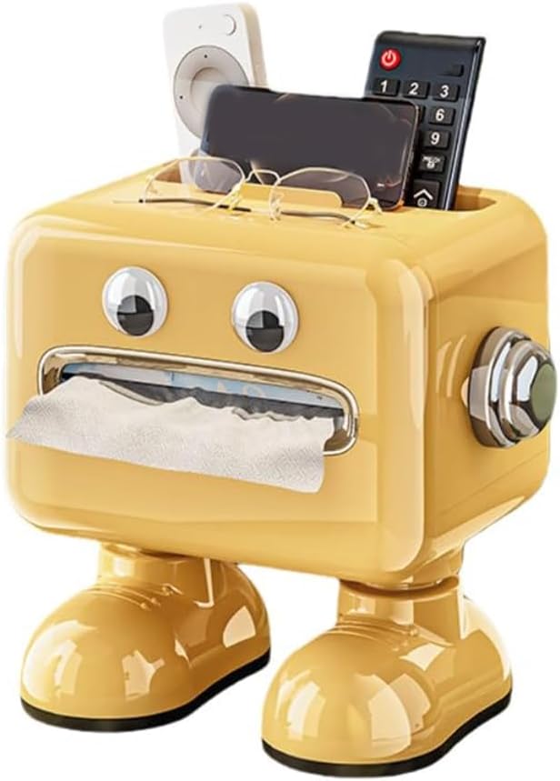 Rakuten - クリエイティブ デスクトップティッシュボックス フリップトップ 蓋付き 軽量 頑丈 防水 おしゃれ 北欧風 インテリア 実用的 リビング ダイニング 卓上 収納オーガナイザー ナプキン 小物 整理 見せる収納 シンプル モダン こだわり ギフト プレゼ