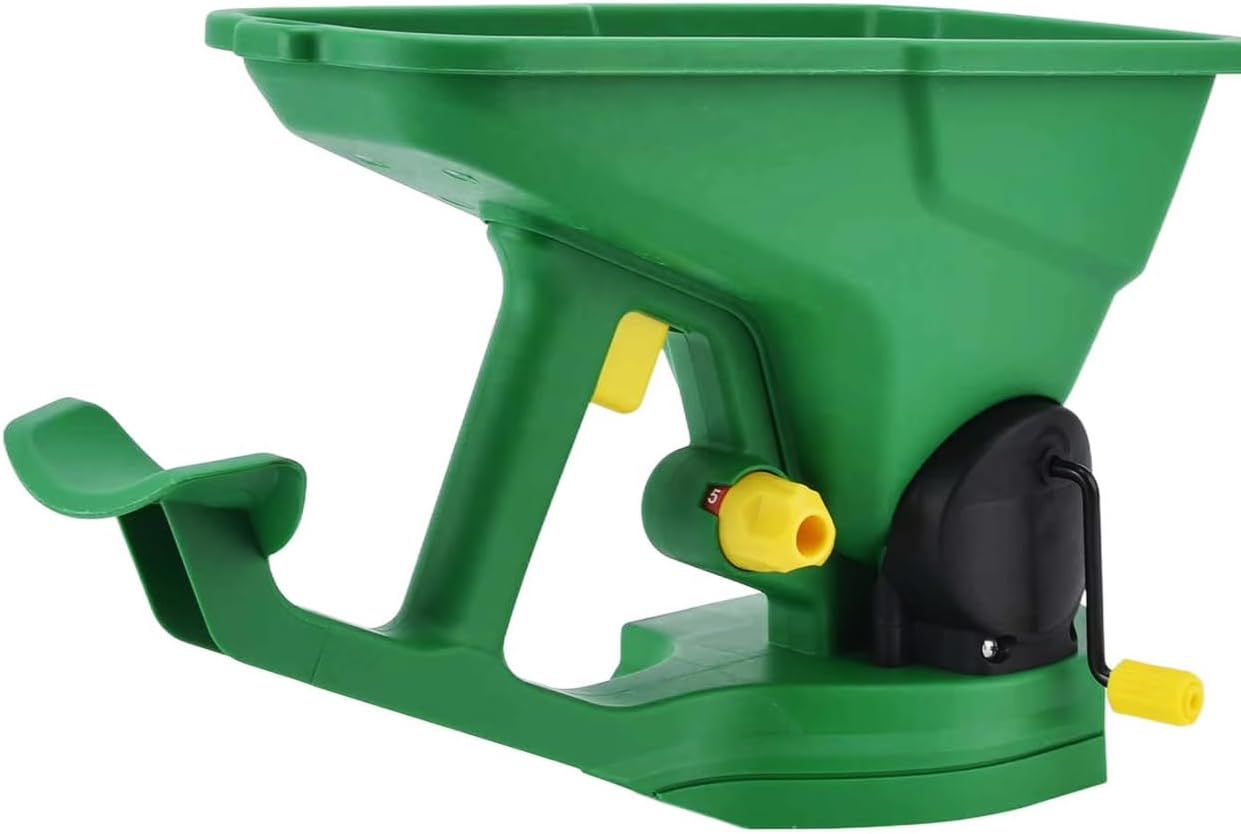 手持ち式 播種機 散粉機 種蒔き器 散布量5段階設定 1.5L 肥料 除草剤 融雪剤 種ま...