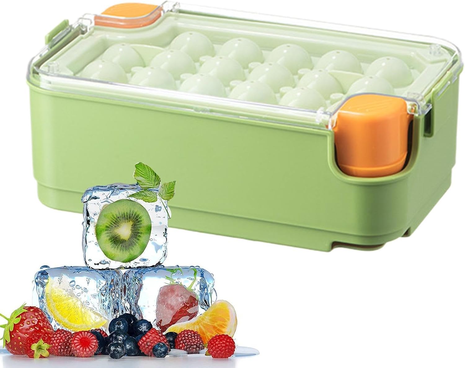 乐天商城 - カクテル用 氷型 | 大容量 フレキシブル製氷型,フタ付き 冷凍庫用 製氷トレイ - キッチン 飲料 バーベキュー キャンプ チョコレート キャンディ パーティー アウトドア