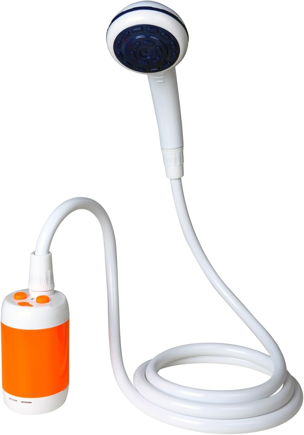 ポータブルシャワー 、アウトドアシャワー、 電動シャワー，水流量段階調節可能，4800mAh充電電池を内蔵，室内/室外でのシャワー、洗車、ペット浴、木や花卉への水遣り、旅行とキャンプに適用する