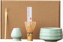 茶道具【4点セット】お抹茶セット 茶筅 百本立 茶せん 茶杓 竹製 抹茶 粉末泡立て器 抹茶茶碗 お茶作りセット 茶碗 茶筅立て 抹茶キット 抹茶ティーセット ...