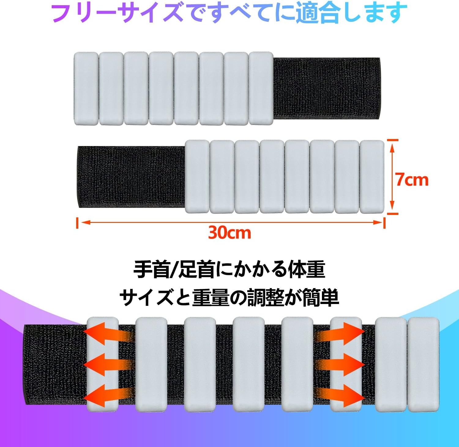 アンクルウェイト 5段階調節可能 筋トレウェイト パワーアンクル 重さ調整可能 初心者向け 洗える 薄型 重り リストウェイト アンクルウェイト 足首 手首 筋トレ 兼用 事中 ウォーキング エクササイズ ランニング トレーニング 目立たない