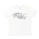 【新品】ジブリ美術館オリジナル Tシャツ タイガーモス線画 天空の城ラピュタ ホワイト 白 スタジオジブリ Ghibli Laputa Castle in the Sky