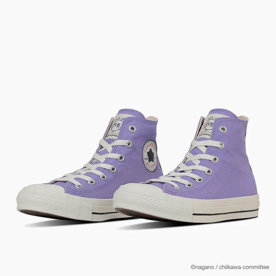 【新品】コンバース ちいかわ コラボスニーカー モモンガ オールスター ハイカット パープル Converse Chiikawa ALL STAR HI sneakers