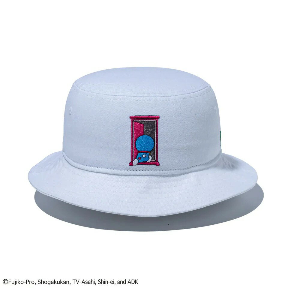 ニューエラ ドラえもん コラボ バケット01 どこでもドア ホワイト ゴルフ NEW ERA DORAEMON BUCKET 01 DOKODEMO DOOR WHITE hat golf