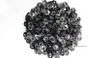 スパンコール 4mm 約680枚(約2.5g) 花カップ マット 黒 ブラック (SFC04MBKSE00)