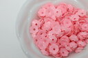 スパンコール 約270枚(約3.5g)花カップ 7mm ピンク (SFC070PKBS00)