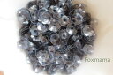 スパンコール 7mm 約300枚(約3.5g) 花カップ 半透明 暗い灰色 (SFC07BGYWS00)