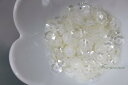 スパンコール 約300枚(約3.5g)花カップ 7mm 半透明白 (SFC07BWHJB00)