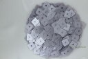 スパンコール 4mm 約380枚(約2g) 正方形 四角 マット グレー (SSQ04MGYSJHR)