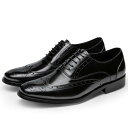 マラソン限定★44%OFF!【交換無料】ビジネスシューズ メンズ革靴 ウイングチップ 内羽根式 フォーマル カジュアル ギフト イタリア製天然牛革 本革 ゴム底...