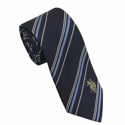 U.S. POLO ユーエスポロ メンズ ネクタイ 先幅:約8cm USPA-102 NAVY/BEIGE