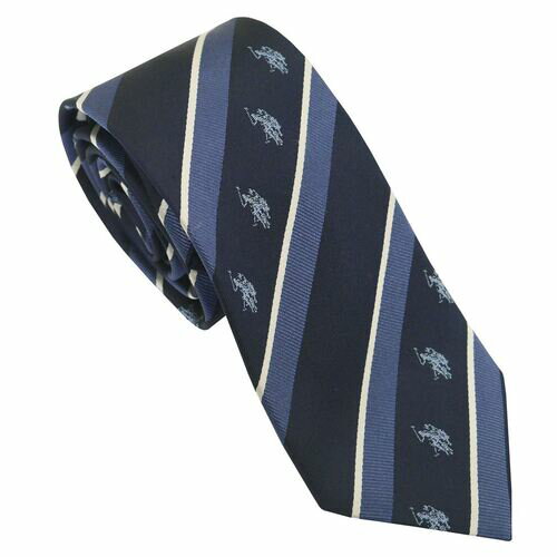 U.S. POLO ユーエスポロ メンズ ネクタイ 先幅:約8cm USPA-115 NAVY/SA/BLUE