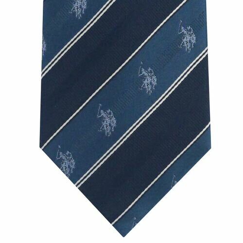 U.S. POLO ユーエスポロ メンズ ネクタイ 先幅:約8cm USPA-116 NAVY/SA/BLUE