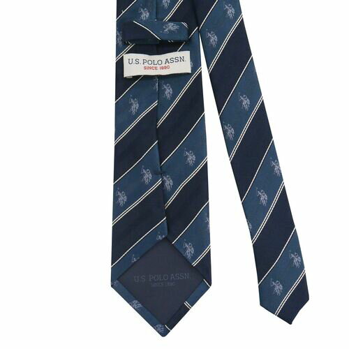 U.S. POLO ユーエスポロ メンズ ネクタイ 先幅:約8cm USPA-116 NAVY/SA/BLUE